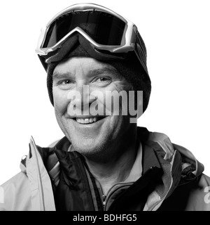 Jackson Hole guide alpin Portraits Banque D'Images