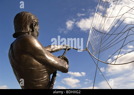 Détail de "La sculpture des marins par Sam Holland. Banque D'Images