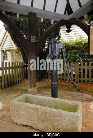 L'ancienne maison. Leigh, Sevenoaks, Kent, Angleterre, Royaume-Uni. Banque D'Images