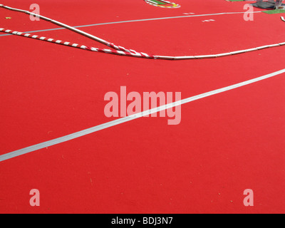 Miniature de voiture racing track course outdoors Banque D'Images