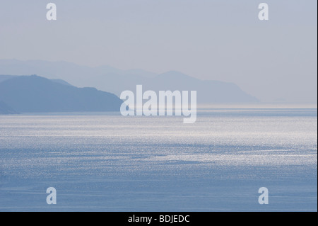 Riviera Italienne, Province de Gênes, ligurie, italie Banque D'Images