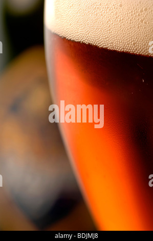 Verre de Palm Royale bière belge. Banque D'Images