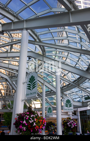 Pan Pacific Hotel, Vancouver, Colombie-Britannique, Canada. Banque D'Images