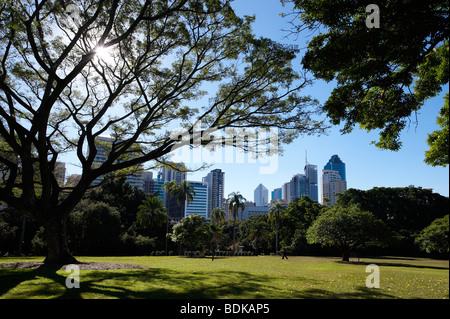 Jardins botaniques de la ville de Brisbane Banque D'Images