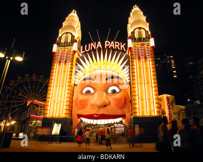 Luna Park Sydney Australie Banque D'Images