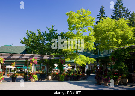 Les jardins Butchart, Victoria, île de Vancouver, Colombie-Britannique, Canada. Banque D'Images