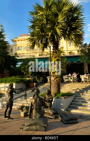 La promenade de la rivière autour de l'ancien restaurant Indochine, NAS de Singapour Banque D'Images