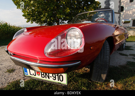 Alfa Romeo Spider 1600 Junior voiture de sport. Année de construction 1977. Banque D'Images