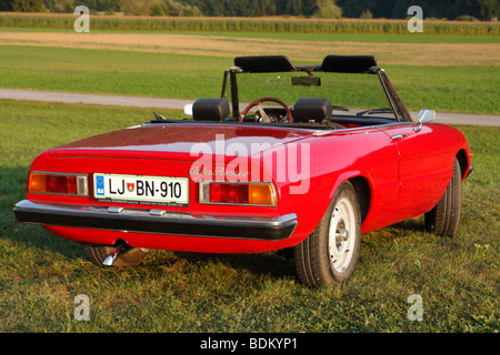 Alfa Romeo Spider 1600 Junior voiture de sport. Année de construction 1977. Banque D'Images