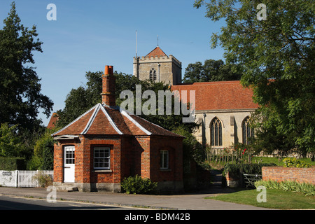 'Toll House' et [Abbaye de Dorchester], 'Dorchester on Thames, Oxfordshire, England, UK Banque D'Images