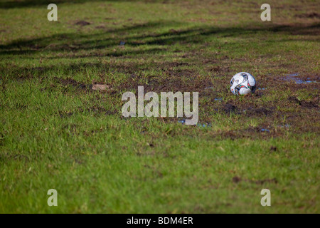 Match de football locale, Hout Bay, Afrique du Sud Banque D'Images