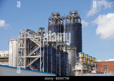 Le Sabic fabrique des plastiques industriels sur l'complext à Grangemouth, Ecosse, Royaume-Uni. Banque D'Images