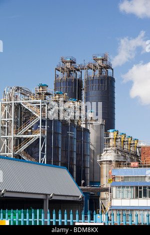 Le Sabic fabrique des plastiques industriels sur l'complext à Grangemouth, Ecosse, Royaume-Uni. Banque D'Images