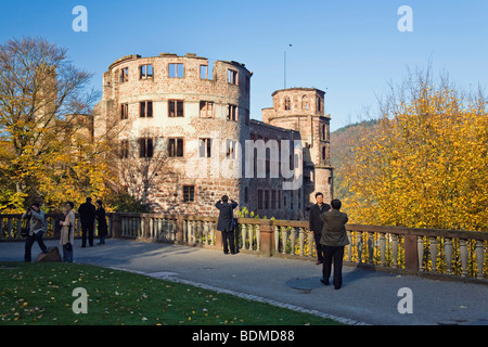 Château de Heidelberg, Heidelberg, Bade-Wurtemberg, Allemagne, Europe Banque D'Images
