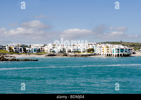 Club Mykonos, une station balnéaire populaire sur la côte ouest de l'Afrique du Sud Banque D'Images