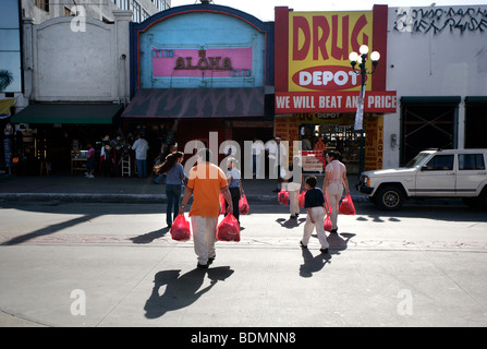 Le tourisme commercial dans la ville frontalière mexicaine de Tijuana, Baja California Norte, Mexique Banque D'Images