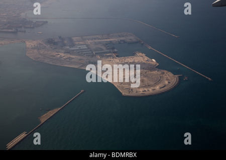 Au cours de 1350, le plan de la ville de Deira Dubai Banque D'Images