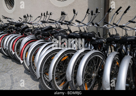 Louer des vélos à Munich, Allemagne Banque D'Images
