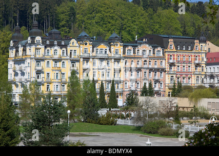 Marienbad, Kuranlage Marienbad, Tschechische Republik erbaut ca 1813 - 1827 Banque D'Images