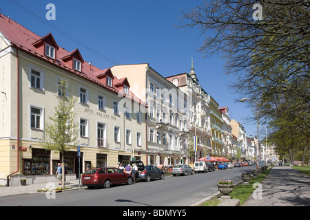 Marienbad, Kuranlage Marienbad, Tschechische Republik erbaut ca 1813 - 1827 Banque D'Images