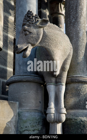 Bamberg, Domkuh Suedwestturm am Dom, Banque D'Images