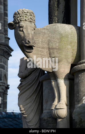 Bamberg, Domkuh Suedwestturm am Dom, Banque D'Images