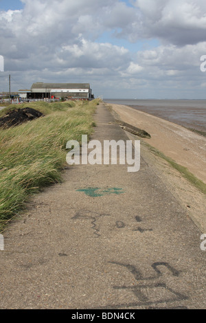 Grimsby Docks & de l'estuaire de la Humber, Lincolnshire, Angleterre, Royaume-Uni Banque D'Images