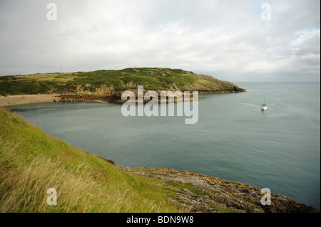 Cemaes Bay, Anglesey au nord du Pays de Galles UK Banque D'Images