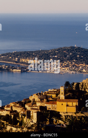 Le village d'Eze Alpes-maritimes 06 PACA Cote d'azur French Riviera France Europe Banque D'Images