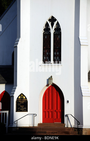 Trinity Episcopal Church, Branford, Connecticut vert Banque D'Images