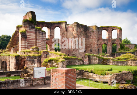 Ruines des bains romains à Trèves, Allemagne Europe Banque D'Images