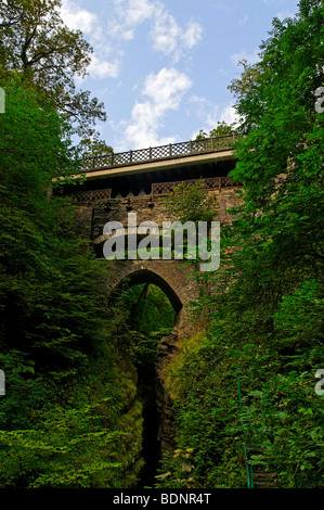 Les trois ponts à Devil's Bridge Banque D'Images