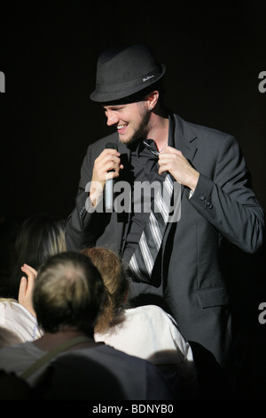 Las Vegas Chippendales effectuer à la Edinburgh Fringe 2009 Singer : Scott Jordan Banque D'Images