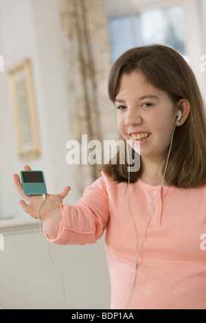 Portrait de l'écoute d'un MP3 player
