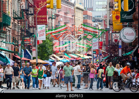 La Petite Italie de New York City, fête de San Gennaro Banque D'Images