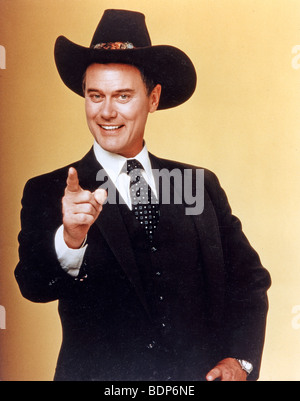 DALLAS - séries télévisées américaines avec Larry Hagman Banque D'Images