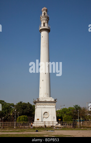 Shaheed Minar à Calcutta Inde Banque D'Images