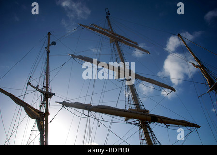 Weymouth Tallship Harbour Harbour Dorset UK Banque D'Images