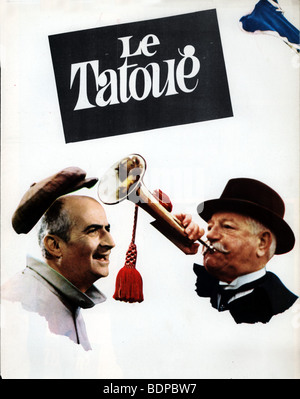Le Tatoué Année : 1968 Réalisateur : Denys de La Patellière affiche de film Banque D'Images