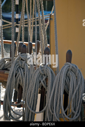 Weymouth Tallship Harbour Harbour Dorset UK Banque D'Images