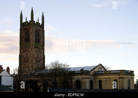 La cathédrale de Derby. La cathédrale de Tous les Saints Banque D'Images