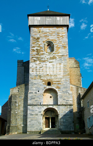 La CATHÉDRALE SAINTE MARIE À SAINT Bertrand de Comminges, Haute Garonne, France Banque D'Images