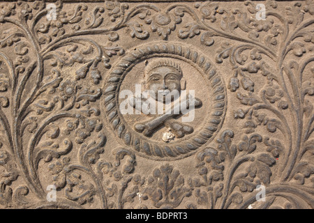 Vieille tombe à l'Église chrétienne d'Arménie de Calcutta Inde Banque D'Images