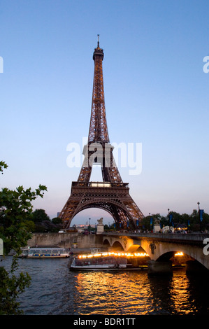 La Tour Eiffel Banque D'Images