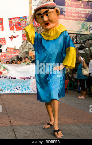 Célébrations Songkhran de Khao San Road, Bangkok, Thaïlande Banque D'Images