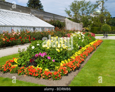 Maison et Jardins de Powerscourt Estate, près de Enniskerry, dans le comté de Wicklow, Irleand Banque D'Images