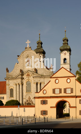 La cathédrale baroque de Zwiefalten, Jura souabe, Bade-Wurtemberg, Allemagne, Europe Banque D'Images