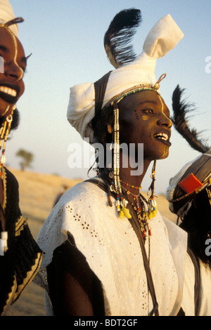 Le Niger, gerewol, entourant d'abalak Banque D'Images