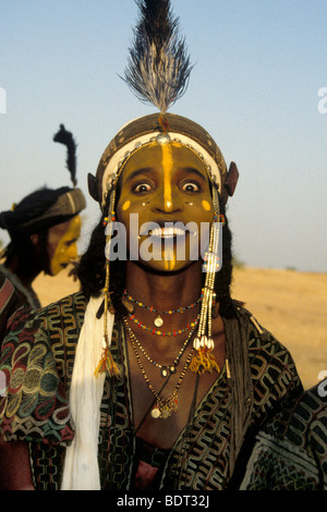 Le Niger, gerewol, entourant d'abalak Banque D'Images