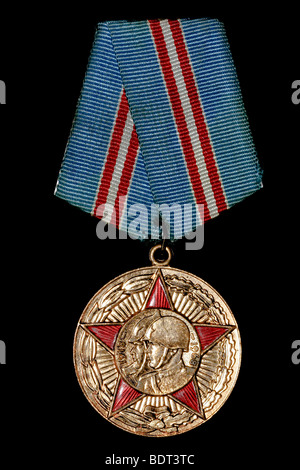 Médaille de l'Armée rouge soviétique vintage. Banque D'Images